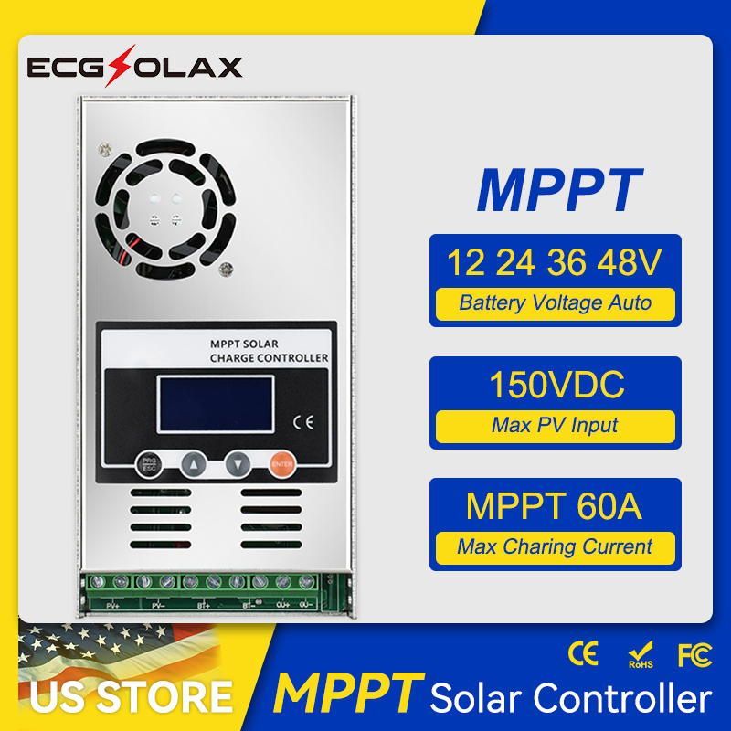 Drone Solar Charger - ECGSOLAX 60A MPPT Pengontrol Pengisian Daya
